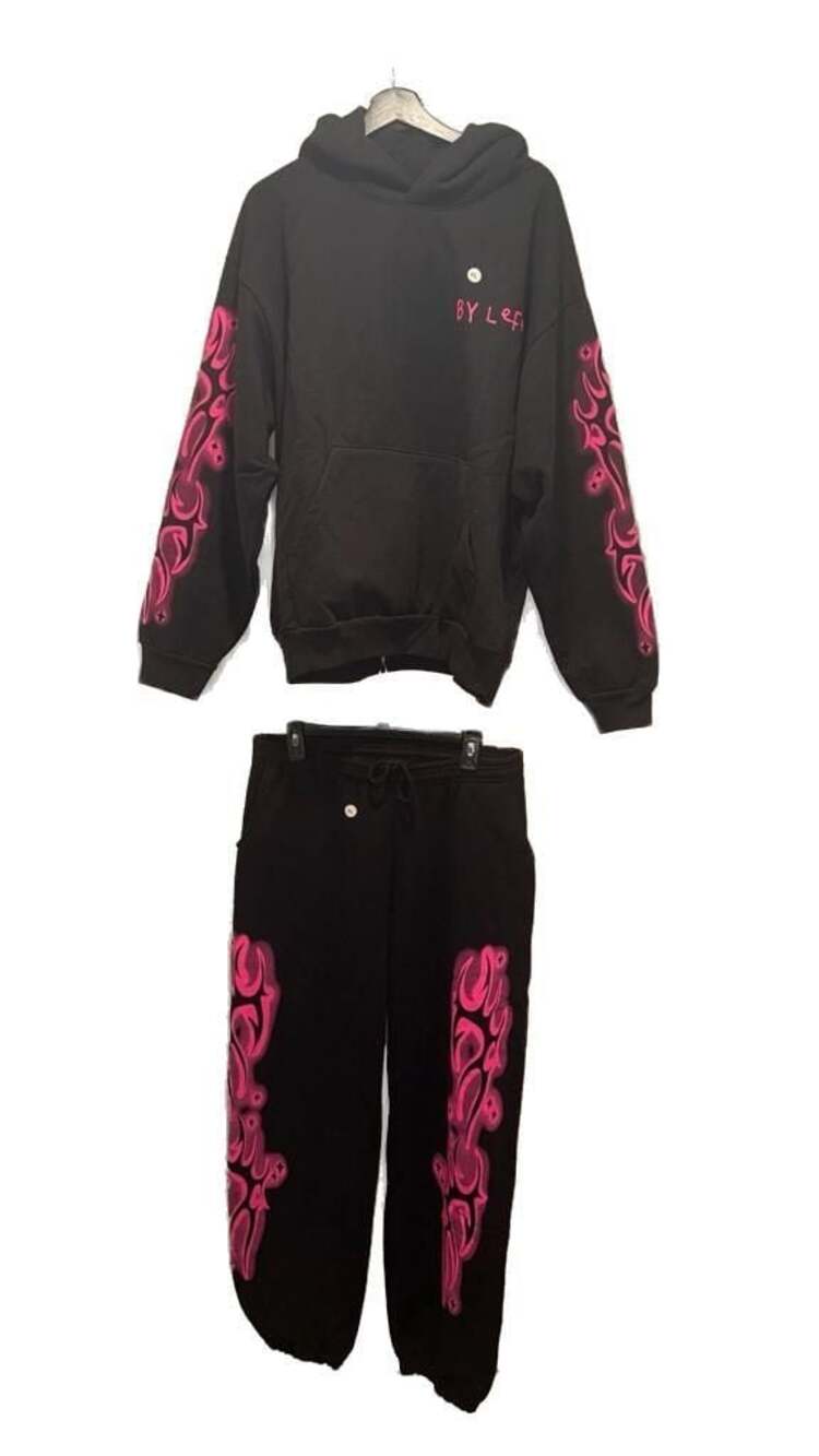 By Lefty Korine Scorpion Hoodie and Sweatpants Set Size XL